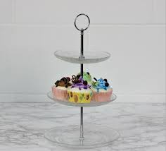 Newest oldest price ascending price descending relevance. Modena 3 Tier Glass Round Cake Stand 15 18 20cm For Sale Online Ebay