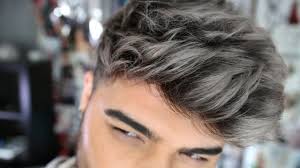 Black And Gray Hair Color Men Pin By Michael Velardi On Hair Ombre Hair Men Grey Hair Dye Mens Hair Colour