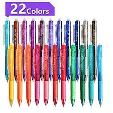 Vanstek 22 Colors Retractable Erasable Gel Pens Clicker Fine Point 0 7 Make Mistakes Disappear Premium Comfort Erasable Gel Pens Gel Pens Set Gel Ink Pens