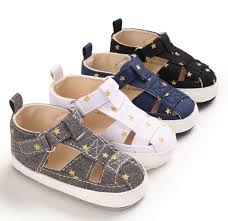 Maybe you would like to learn more about one of these? Summer Baby Boys Sandals Canvas Baby Shoes Star Soft Sole Crib Sneakers Sandals Shoes Fashion Baby Shoes Sandals Clogs Aliexpress