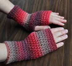 A simple single crochet stitch around the entire edge of the blanket is an easy choice that goes well with the single crochet design in this pattern. Everday Fingerless Gloves Mochi Plus Crystal Palace Yarns Crochet Wrist Warmers Crochet Mittens Pattern Crochet Fingerless Gloves