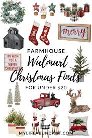 Farmhouse Walmart Christmas Finds For Under 20 Farmhouse Christmas Decor Walmart Christmas Decorations Christmas Decorations Rustic