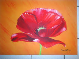 Peindre Fleur L Acrylique Art