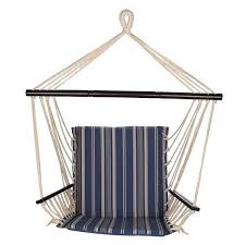 Foam Padded Hammock Chair Blue Bliss Hammocks Hammockchair Hammock Chair Chair Fabric Hanging Hammock Chair