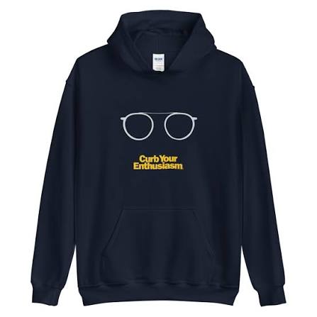 Curb Your Enthusiasm Glasses Fleece Hooded Sweatshirt