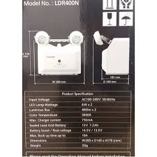 Daftar harga emergency lamp panasonic terbaru juli 2021. Emergency Lamp Lampu Emergency Panasonic Ldr400n 6w Shopee Indonesia