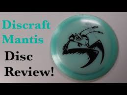 Disc Golf Discraft Mantis Review Youtube