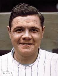 Baseball legend "Babe" Ruth, ca. 1920, the year he joined the New York  Yankees : r/ColorizedHistory