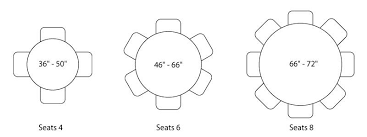Dining tables tend to be made to a standard height of 30 inches (76cm). What Size Table Top Do I Need For My Dining Table Dining Table Sizes Dining Table Dimensions Round Dining Table