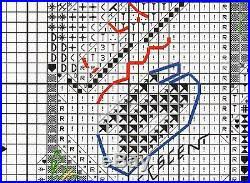 The Discworld Mappe Counted Cross Stitch Kit Chart 14s Aida
