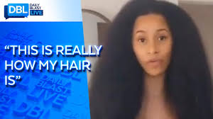 Cardi explained that her natural hair doesn't get curly, but kulture has curls and little coils. before posting a series of photos of her hair journey throughout the years, cardi left viewers with some words of advice. Cardi B Reveals Natural Hair Texture Youtube