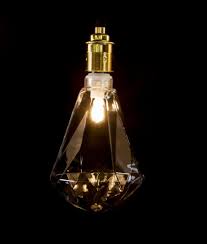 Diamond Light Bulb Clear Geometric Bulb Light Bulb Plumen Bulb Geometric Lighting