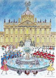 Emily Sutton Castle Howard Twelve Days Of Christmas 2018 Watercolour And Ink Castle Drawing Museum Of Childhood British Art