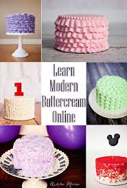 Learn All These Modern Buttercream Cake Techniques In An Online Class You Can Make Your Own B Cake Decorating Frosting Cake Decorating Classes Cake Decorating