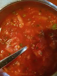 Fresh tomatoes, not canned, star in this recipe. Picante Salsa Picture Of Hacienda Mexican Restaurant Wiesbaden Tripadvisor