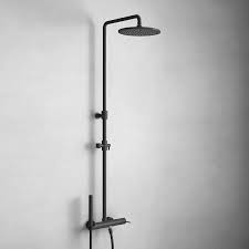 Up Colonne De Douche Mitigeur Noir Chrome Colonne De Douche Colonne De Douche Noir Salle De Bain