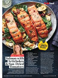 Giada De Laurentiis Salmon With Artichokes Sun Dried Tomatoes From People April 9 2018 Read It On Th Salmon Dishes Clean Eating Recipes Seafood Recipes