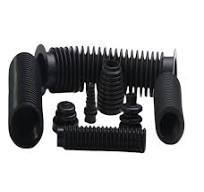 Customized High Performance Silicone Rubber Molded Automotive Bellows / Rubber Expansion Joint