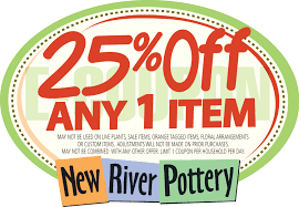 E Coupon New River Pottery