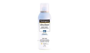 Neutrogena Ultra Sheer Body Mist Sunscreen