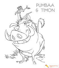 Just click to print out your copy of this timon coloring page. The Lion King Pumbaa Timon Coloring Page 03 Free The Lion King Pumbaa Timon Coloring Page