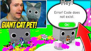 How to redeem pet ranch simulator codes. Emotional I Got The Giant Cat Pet In Pet Simulator But This Happened Roblox Youtube