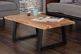 With clean lines and a rustic finish, this dining table is the perfect anchor for your dining room. Rustic Solid Acacia Wood Top Coffee Table With Metal Legs Primo International Wholesale Furniture Brokers Canada