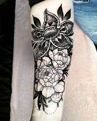 Demogorgon flower tattoo