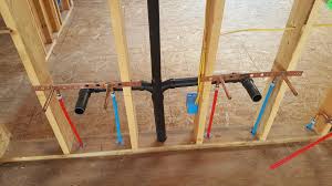 Where shower arm will go; Rough Plumbing For Bathroom Remodel In Camarillo Ca Aaa Paradise Plumbing Rooter Inc
