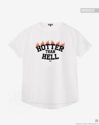 Speaking of messy, i recently quit parenting. Women S Trendy T Shirt With Sayings Hotter Than Hell Wtd385 Rb Design Store