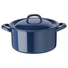 Vardagen Pot With Lid Enamelled Steel Height 4 Diameter 8 Ikea Enameled Steel Ikea Vardagen Ikea