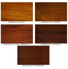 Different Mahogany Colors Mahogany Stain Colors Fs347a In