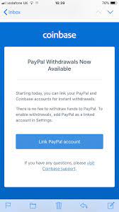 Select buy / sell on a web browser or tap on the coinbase mobile app. Coinbase Now Allowing Paypal Withdrawals Uk Cryptocurrency