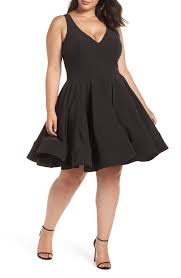 Plus Size Women S Mac Duggal Fit Flare Party Dress Size 14w Black In 2020 Plus Size Black Dresses Plus Size Party Dresses Plus Size Fashion For Women Summer