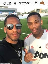 Anthony Joshua's entourage watch Man United train in Dubai| All Football