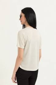 Mdg 3593 Baskili On Detayli T Shirt Kadin Ust Giyim Tisort Modelleri