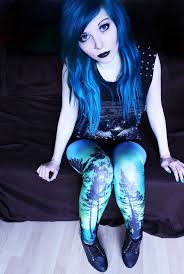 Hairstyles for emo girls are not just about black layered looks. Ira Vampira Blue Hair By Iravampira88 On Deviantart
