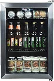 A good beer fridge can make the difference between a proper temperature and taste and something you have to settle for. Newair Beverage Cooler And Refrigerator Small Mini Fridge With Glass Door Perfect For Soda Beer Or Wine 90 Can Small Mini Fridge Beverage Cooler Mini Fridge