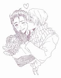Yuri On Ice Coloring Pages Beautiful Bepo Yuri On Ice Victor Nikiforov Yuri Katsuki In 2020 Yuri On Ice Yuri Ice