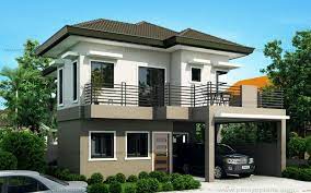 If you are looking for a traditional house plan, the heywood has a second floor master. Sheryl Four Bedroom Two Story House Design Pinoy Eplans 2 Storey House Design Small House Design Plans Modern House Plans