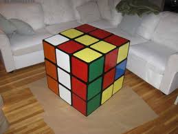 Rubik S Cube Of Unusual Size Cube Coffee Table Rubiks Cube Coffee Table Design