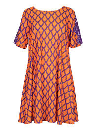 Simply Southern Simply Southern Tailgate Dress Orange Papa S General Store