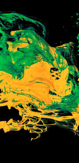 Oled Iphone 11 Pro Green Wallpaper Idownloadblog Paint Splatter 768x1579 Sfondo Iphone Sfondi Iphone Sfondi