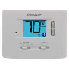 It is usually located inside a small hole. 1220nc Braeburn 1220nc 2 Heat 1 Cool Non Programmable Thermostat Builder Series