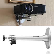 Lantwoo Universal Projector Wall Ceiling Mount Hanger Lcd Dlp Video Projection Mount Bracket Swivels Tilts For M Wall Mount Bracket Mini Projectors Projector