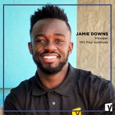 October is #NationalPrincipalsMonth and today we are spotlighting four more  principals who are in their first year at their respective campus. Join us  in thanking Andrea Citchen at YES Prep Eisenhower, Jamie