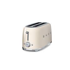 Grille Pain 4 Tranches Creme 1500 W Tsf02creu Smeg Mathon Fr