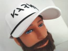KARMA GOLF APPAREL Hat Cap White Adjustable Polyester