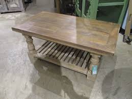 Baluster coffee table with shelf. Baluster Coffee Table Nadeau Raleigh