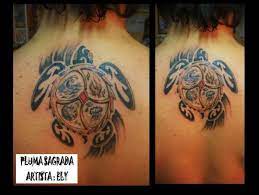 Spiritual Turtle With Four Elements Tattoo Elements Tattoo Four Elements Tattoo Polynesian Tattoo